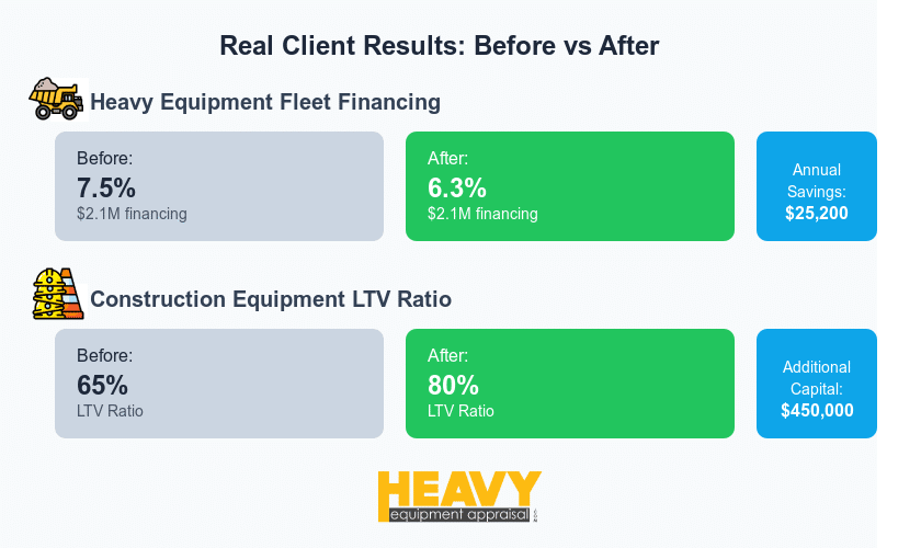 heavy equipment appraisal case study