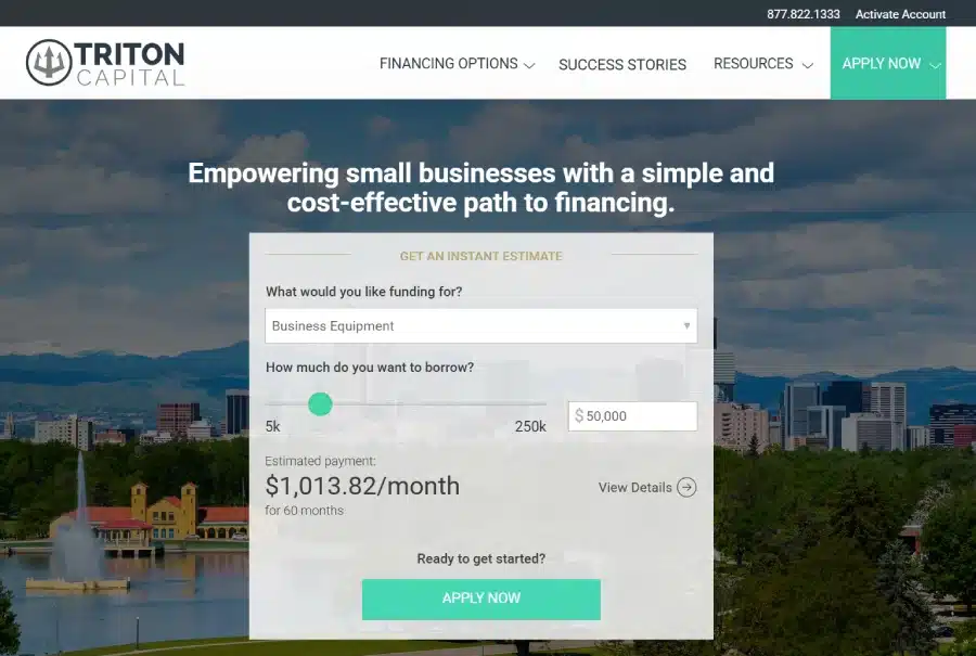 triton capital homepage hero