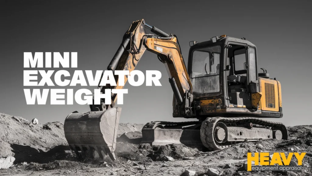 Mini Excavator Weight