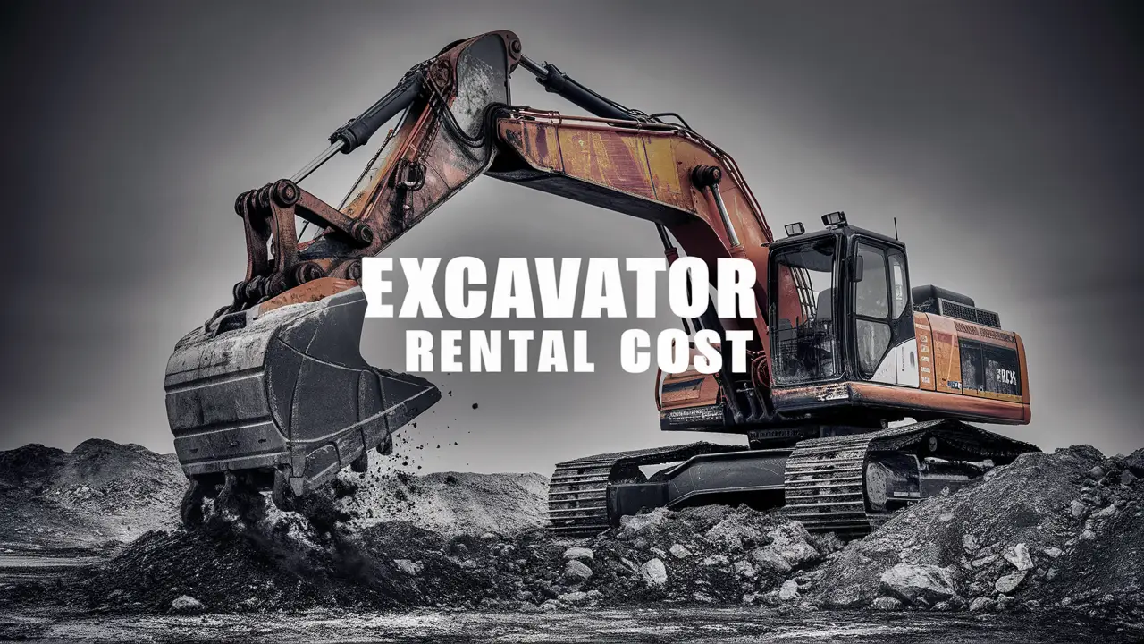 excavator rental cost