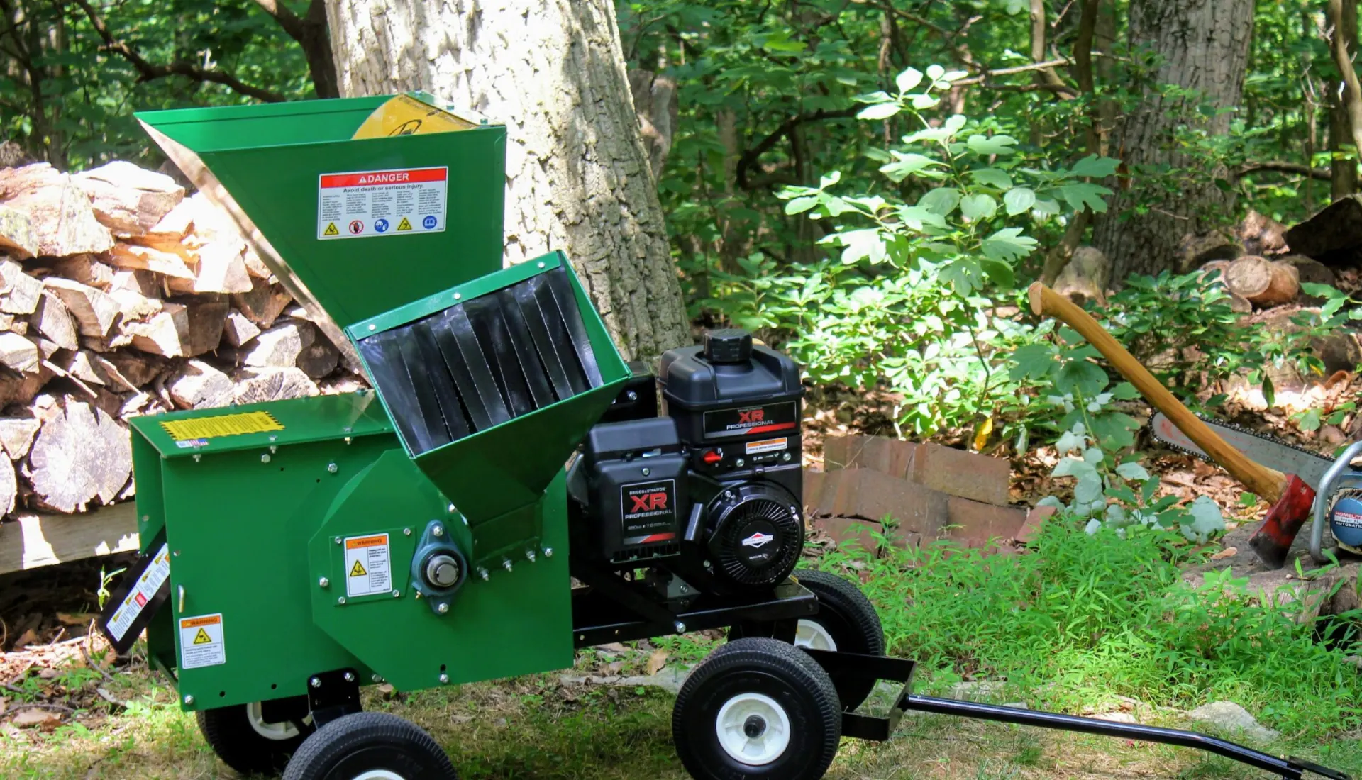 Gas-Powered Wood Chippers