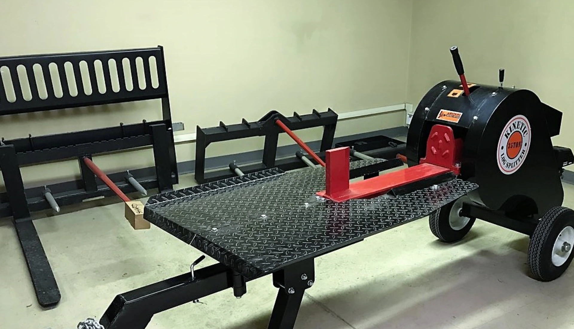 Kinetic Log Splitters: Harnessing Flywheel Energy for Speed