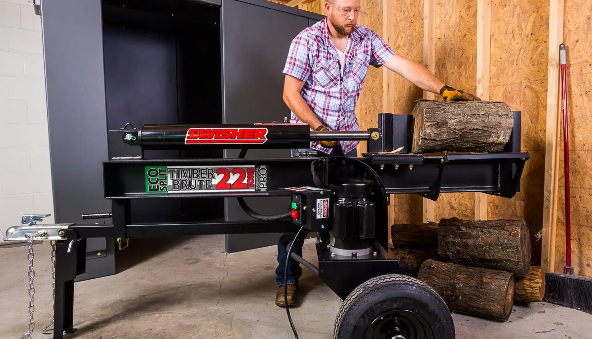 Swisher 22-Ton Electric Log Splitter Eco Split (LS22E)