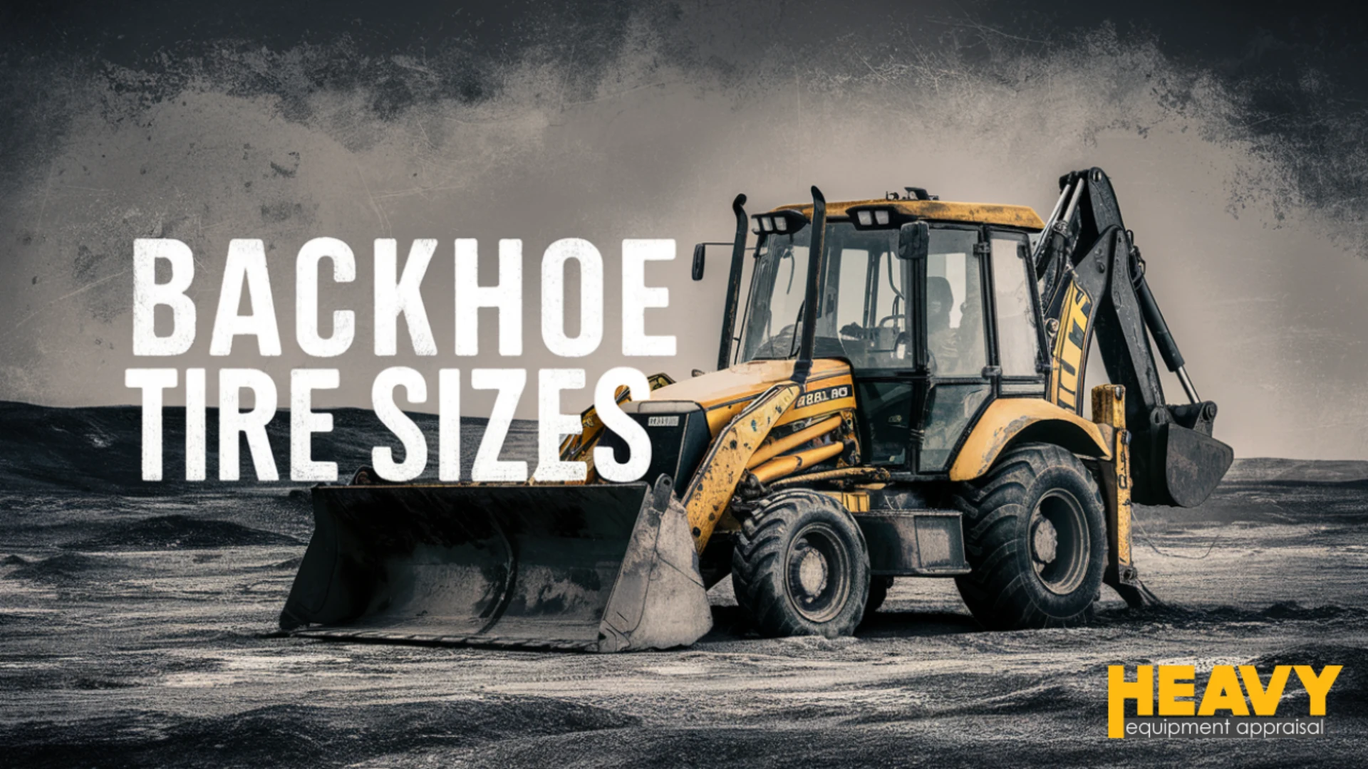 backhoe tire sizes