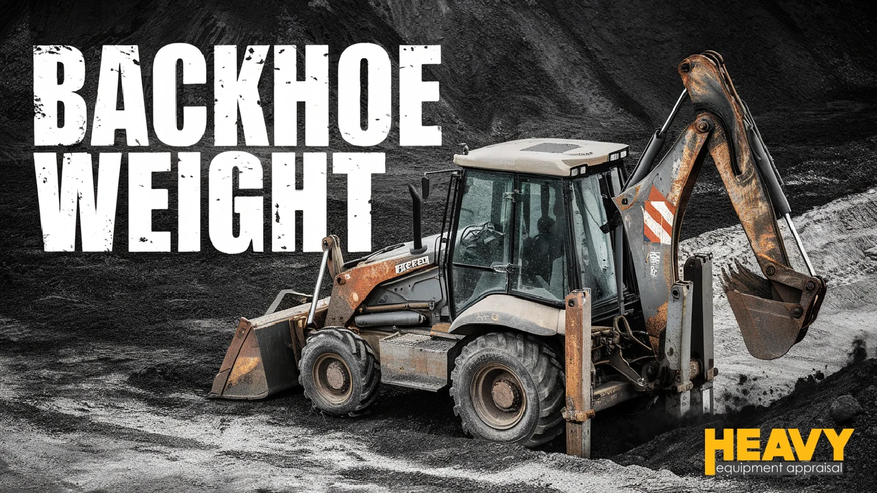 backhoe weight