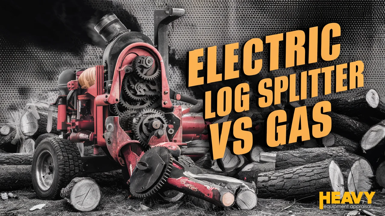 electric log splitter vs gas