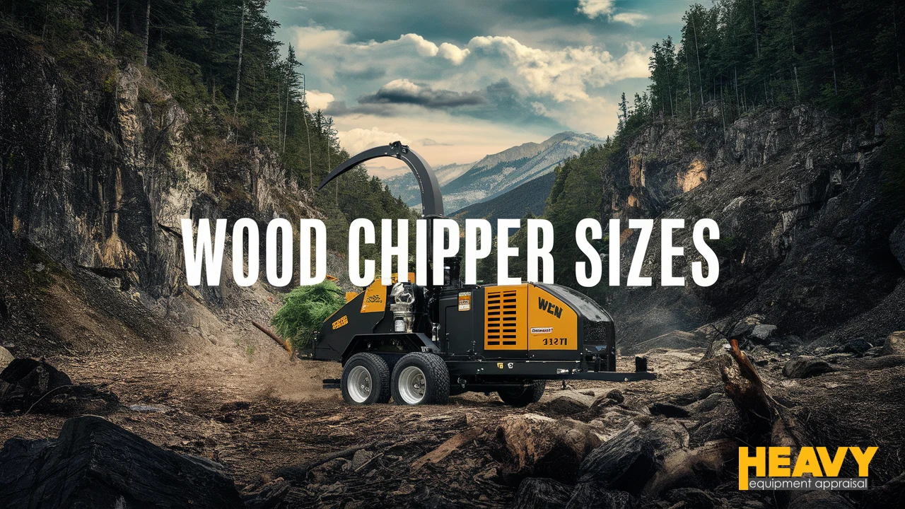 wood chipper sizes