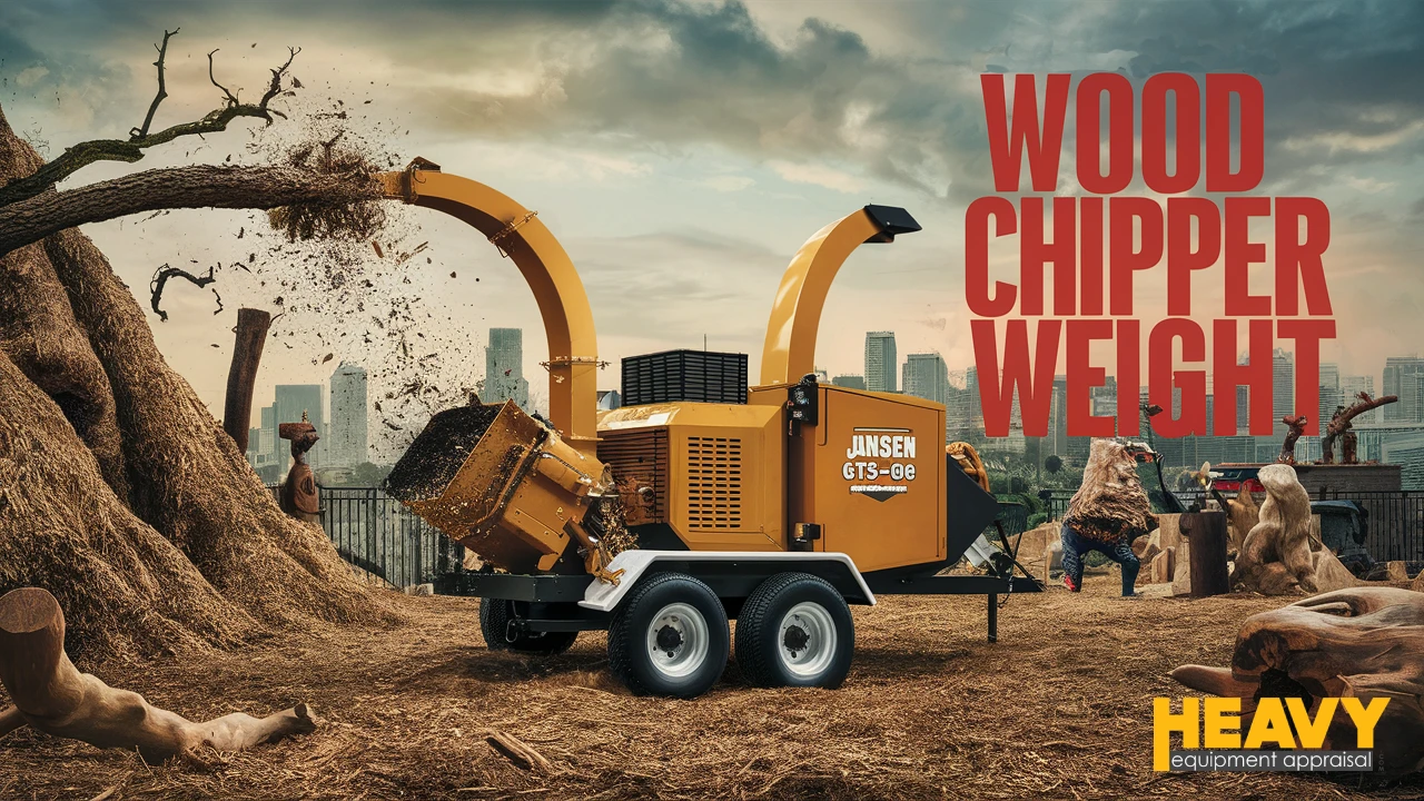wood chipper weight