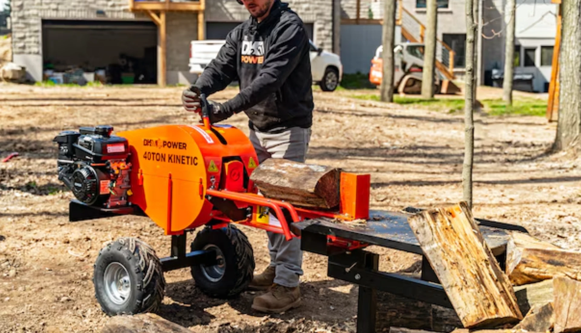 Gas-Powered Log Splitters