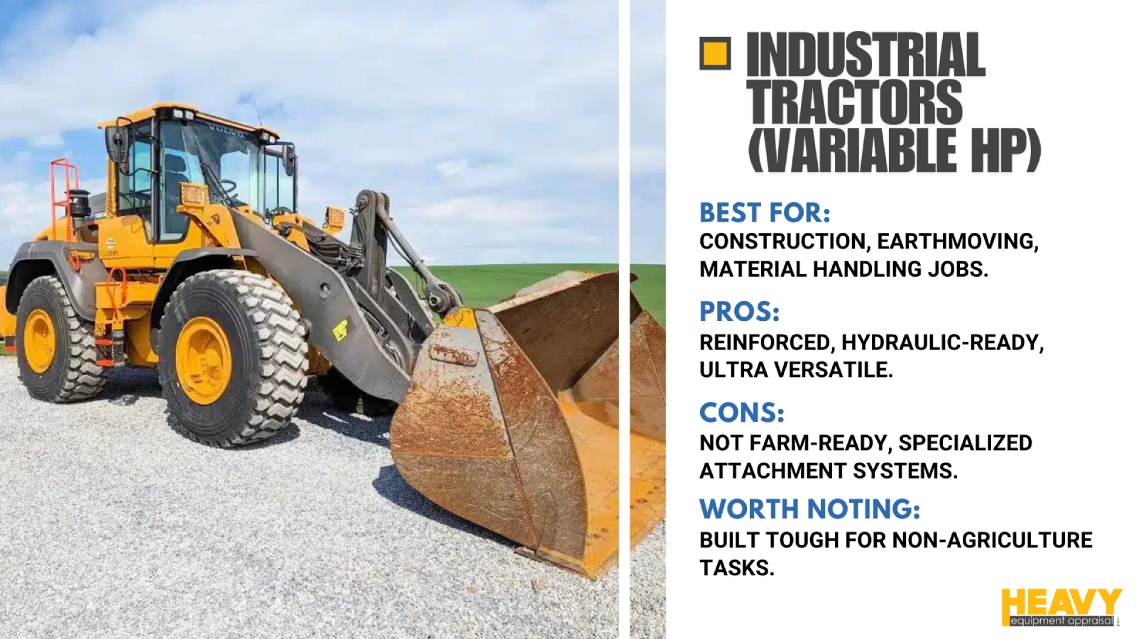 Industrial Tractors (Variable HP)