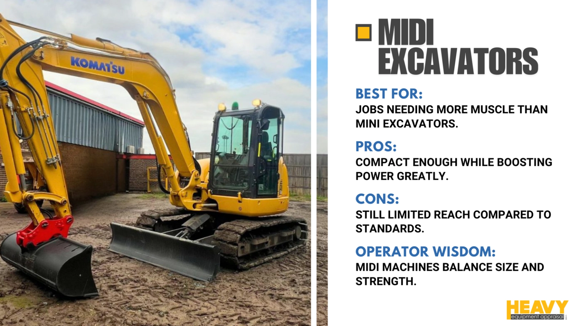 Midi Excavators