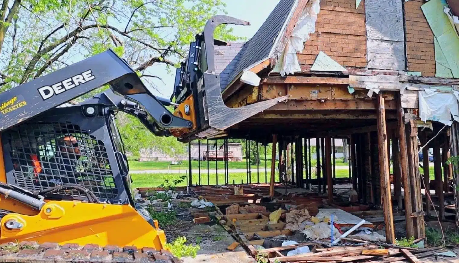 Skid Steer Demolition