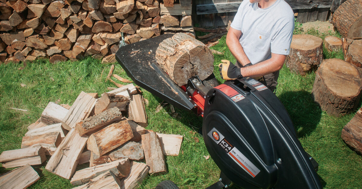 Tractor-Mounted Log Splitters