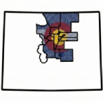 A regional appraisal map of Colorado highlighting the Denver Metro Infrastructure Hub, focusing on high-density commercial development, highway expansion projects, and municipal fleet valuation factors.