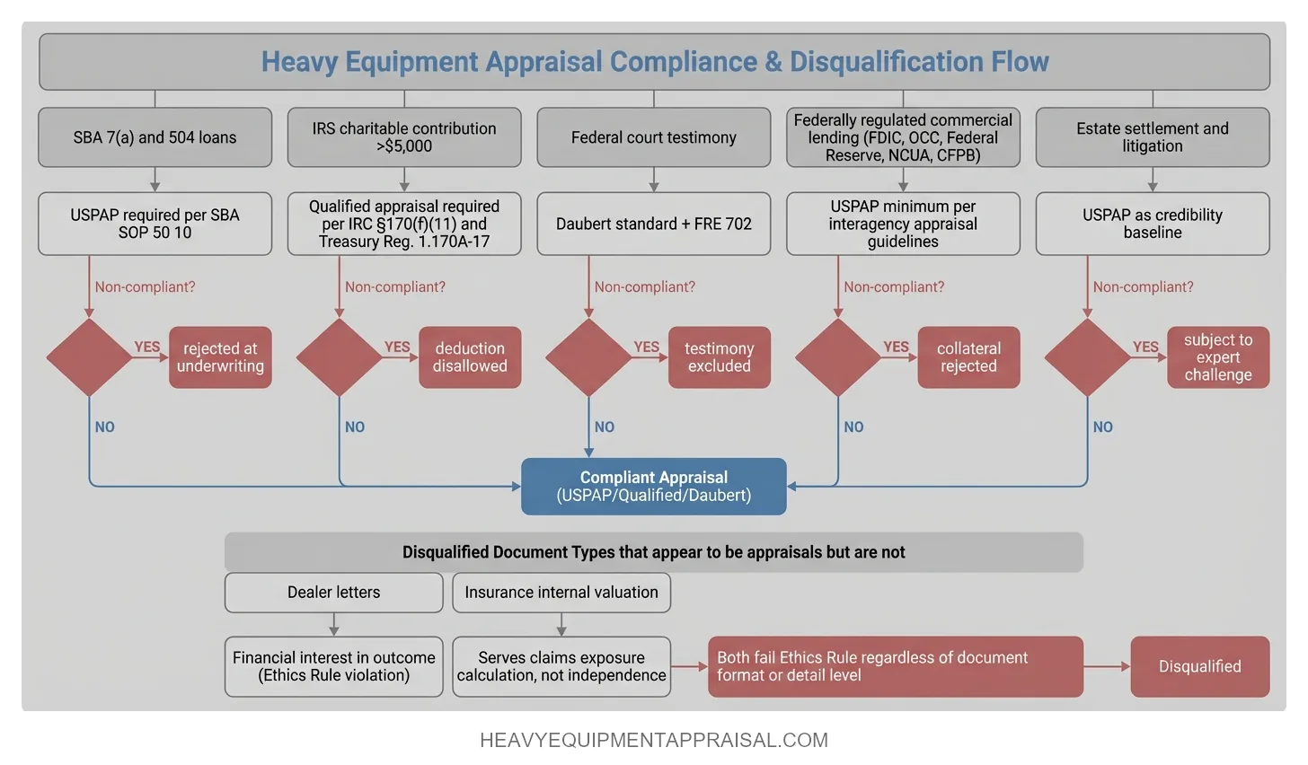 USPAP Compliance Decision Logic — When a Non-Compliant Appraisal Fails