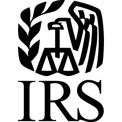 Internal Revenue Service logo representing IRS-Qualified equipment appraisal services for federal tax reporting, estate valuations, and charitable equipment donations.